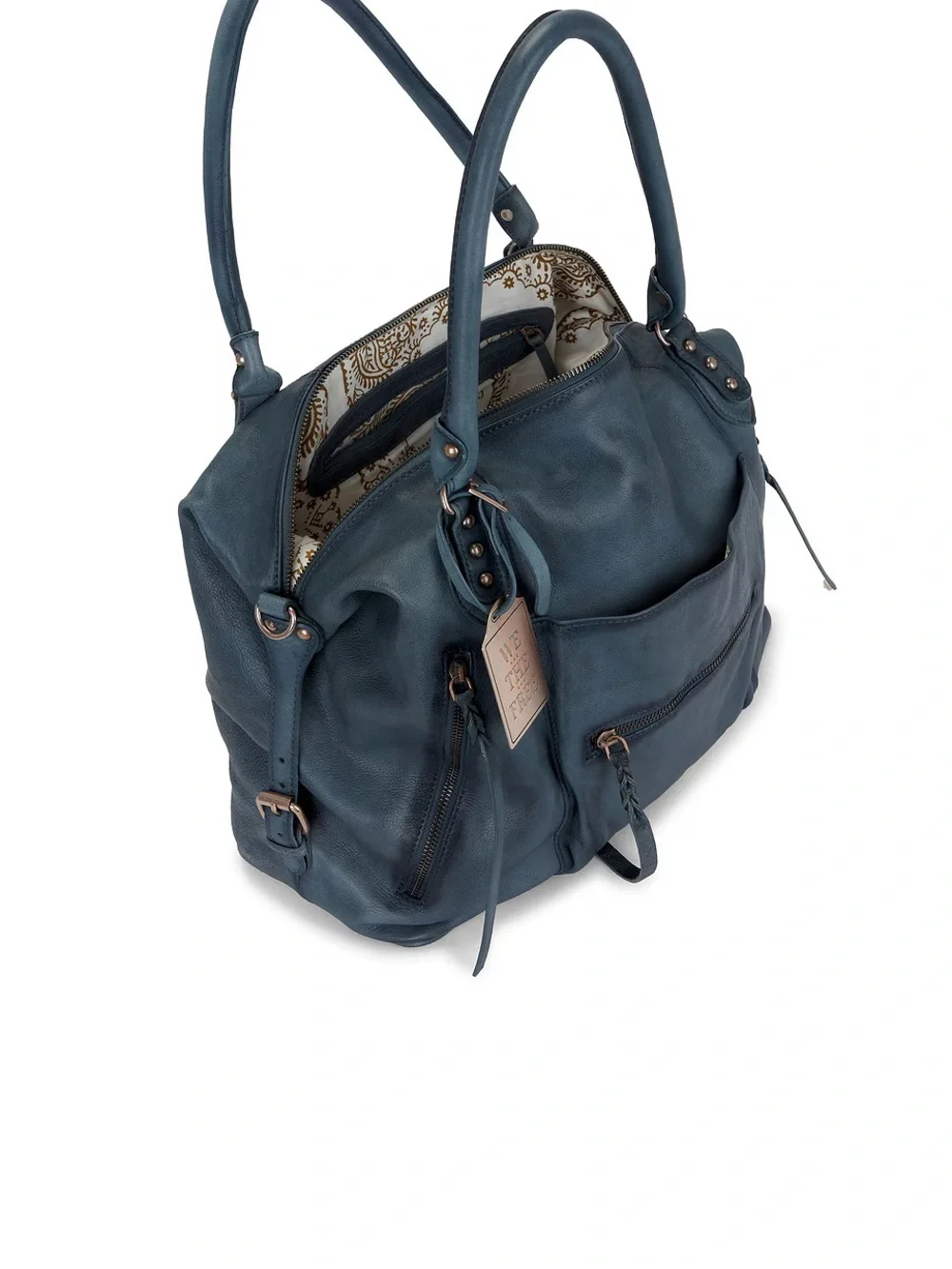 NWT Free People Stormy Sea Large Emerson Tote